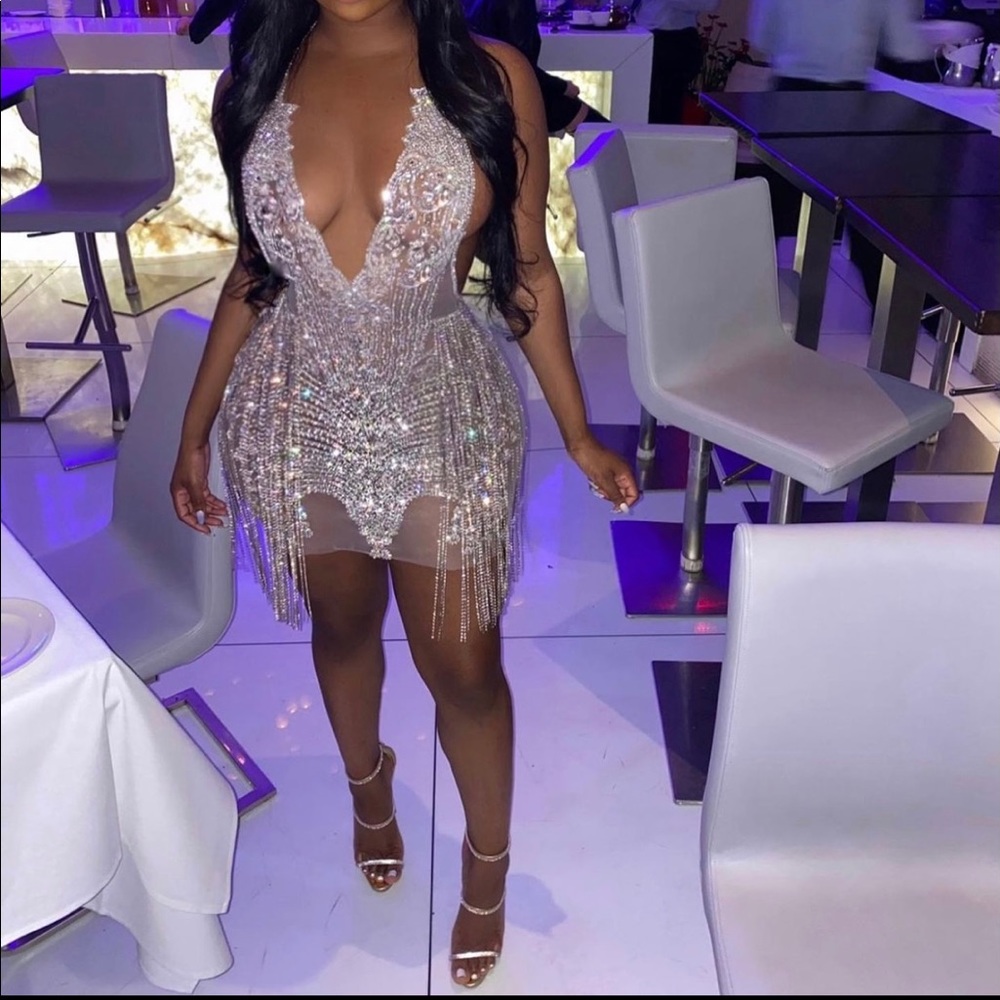 Diamond custom dress